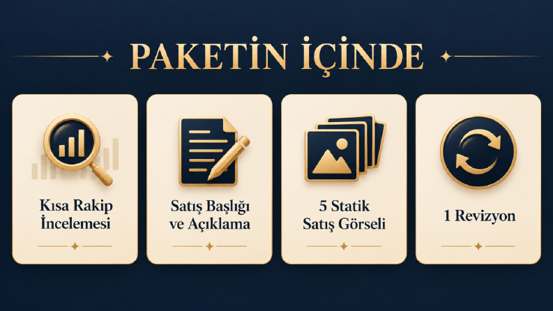 Tek Ürün İçin E-Ticaret Satış Sunumu