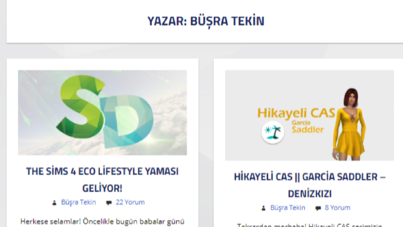 Sim Dünyası Editörlük