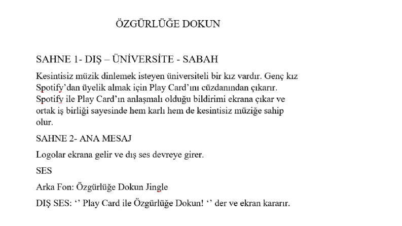 PLAY CARD- ÖZGÜRLÜĞE DOKUN!