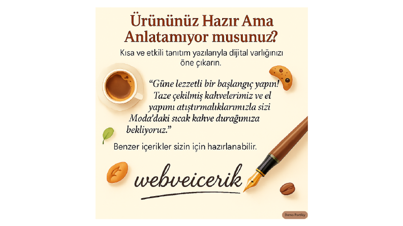 Markaya Özel Dijital Tanıtım İçerikleri (Web + IG + Yazı)