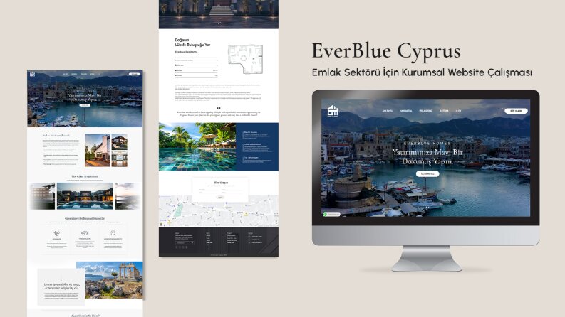 EverBlue Cyprus Kurumsal Website Çalışması