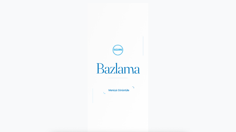 Bazlama Tost QR Menu