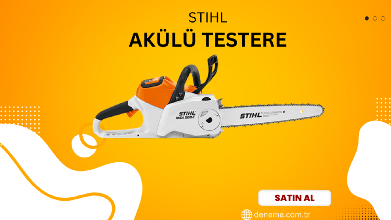 STIHL ÜRÜN TANITIM
