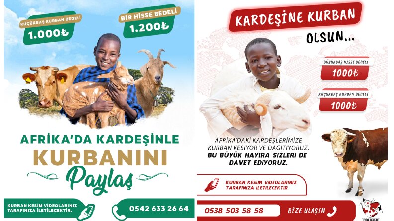 Fedakarlar Derneği Kurban Faaliyeti Tasarımları