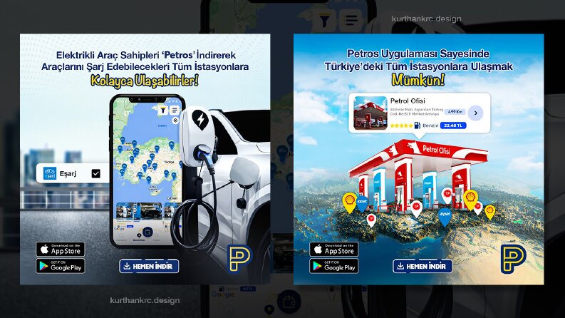 PetrosApp Sosyal Medya Tasarımlarım