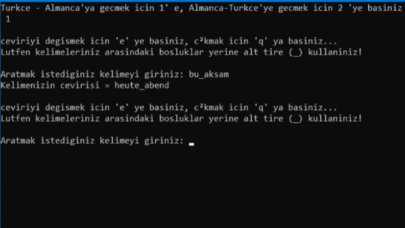 Yabancı dil sözlük yapımı