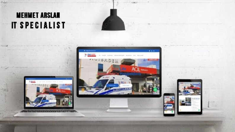 Pro Life Ambulans - Özel Ambulans Sitesi Tasarımı