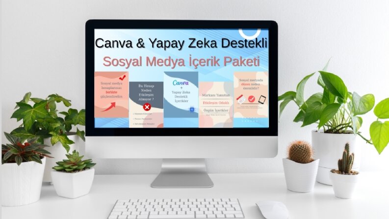Markan için Canva, yapay zekâ destekli sosyal medya içeriği