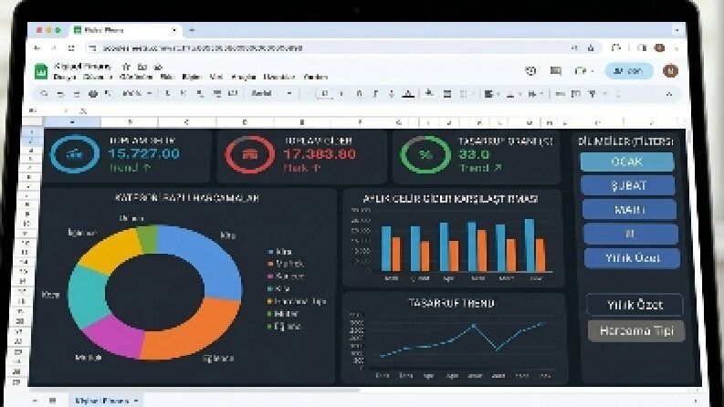 Dinamik Kişisel Finans ve Aylık Bütçe Analiz Dashboard'u