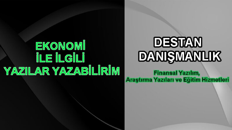 Ekonomi ile ilgili özgün ve kaliteli yazılar