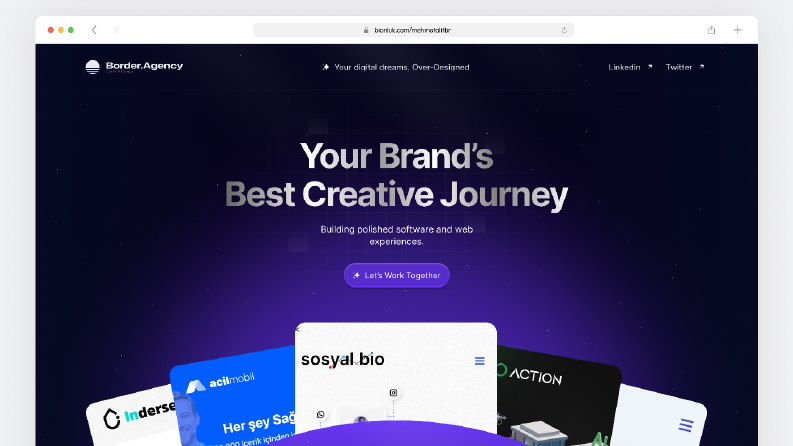 BorderAgency Landing Page