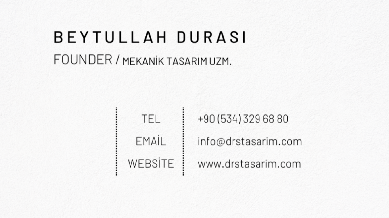DRS Endüstriyel Tasarım Hizmetleri