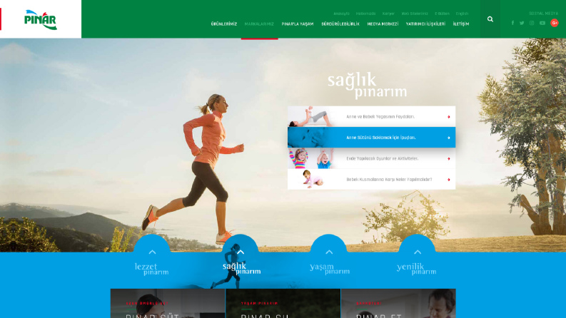 Pınar UI/UX Tasarımı