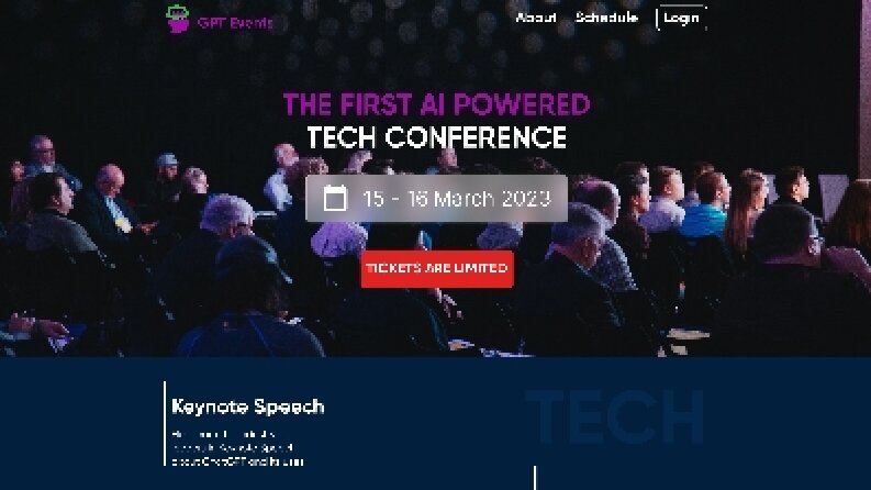 GPT Conference Web Design