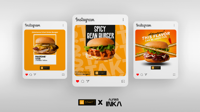 Stakt Burger Sosyal Medya Tasarımları