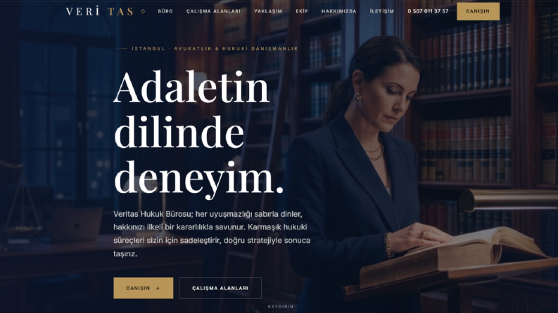 Veritas - Avukatlık Web Sitesi