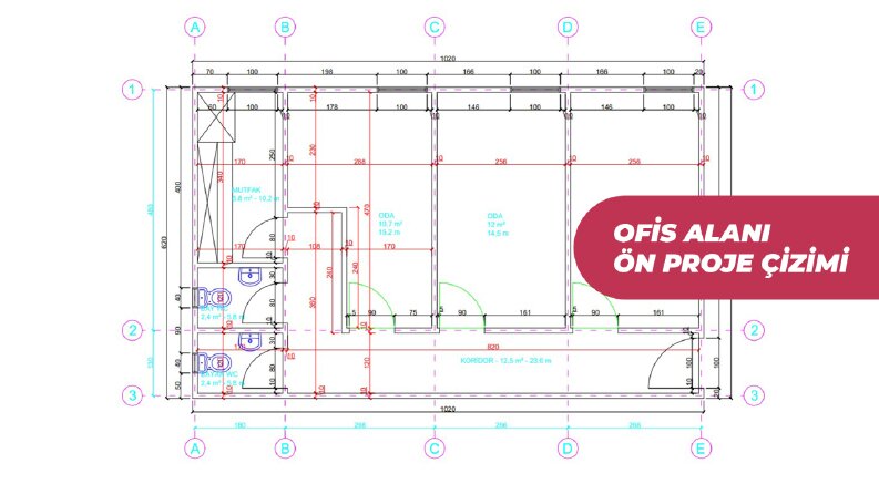 Proje Çizim - Ofis Alanı