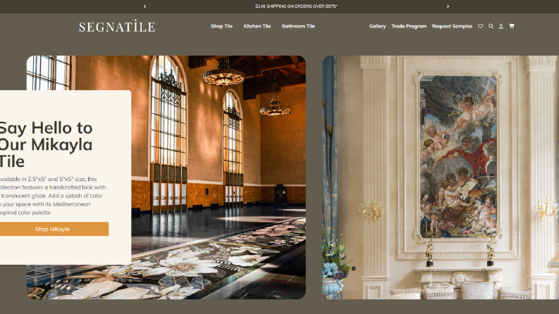 Segna Tile | Kurumsal Web Sayfası