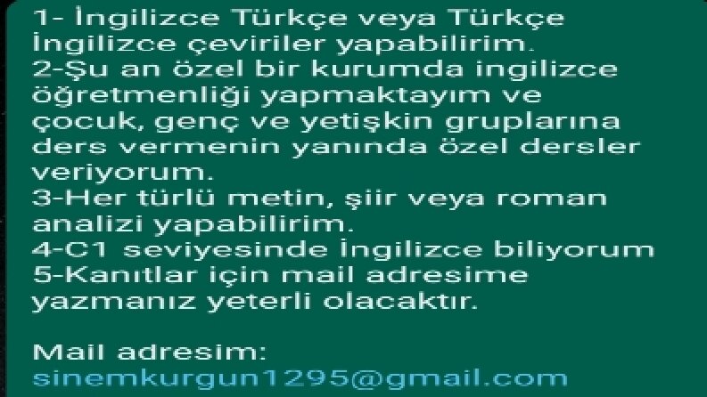 İngilizce çeviri, metin yazarlığı ve analiz