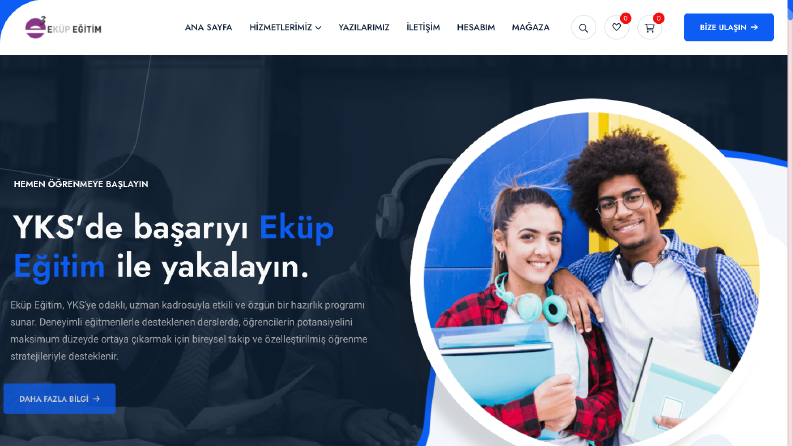 Eküp Eğitim İçin Hazırlanan İnteraktif Websitesi