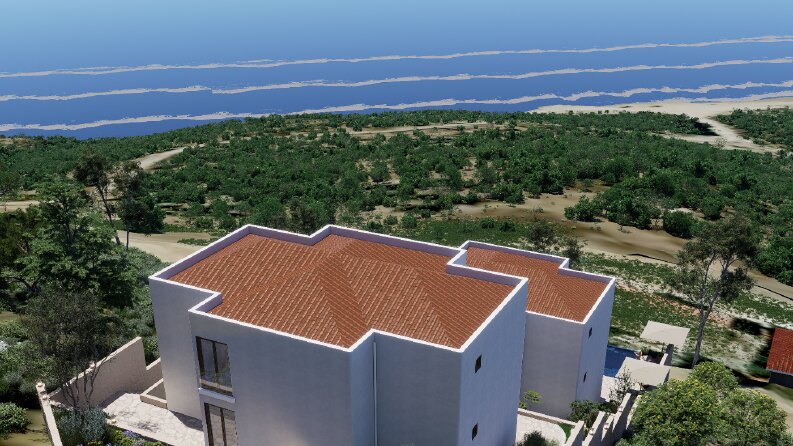 Gökçeadaya Otel çizimleri ve uygulaması