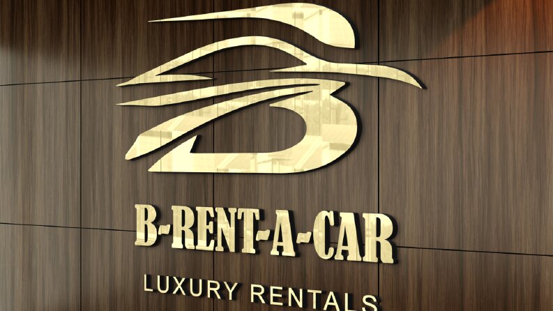 B-rent-a-car için logo tasarımı