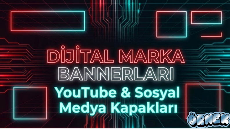 Profesyonel YouTube ve Sosyal Medya Banner Tasarımı
