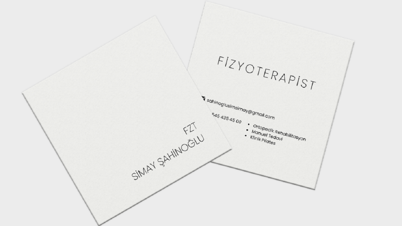 Fizyoterapist | Kartvizit Tasarımı