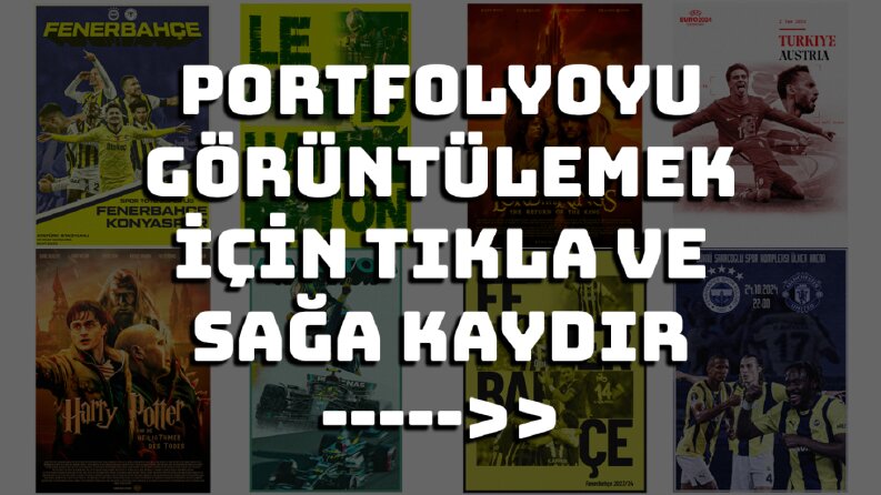 Afiş, Broşür, Duvar Tasarımı, Kitap ve Film Kapağı