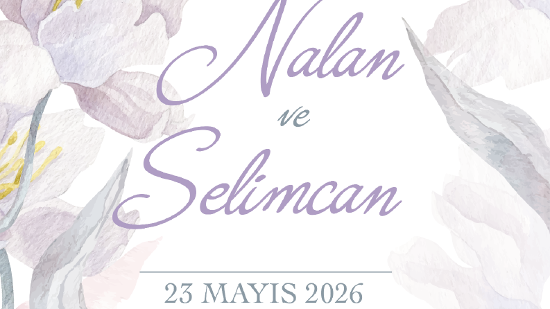 Nalan&Selimcan Çiftimizin Davetiyesi