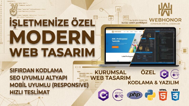 Webhonor: Kurumsal Siteler ve Dinamik Web Yazılımları
