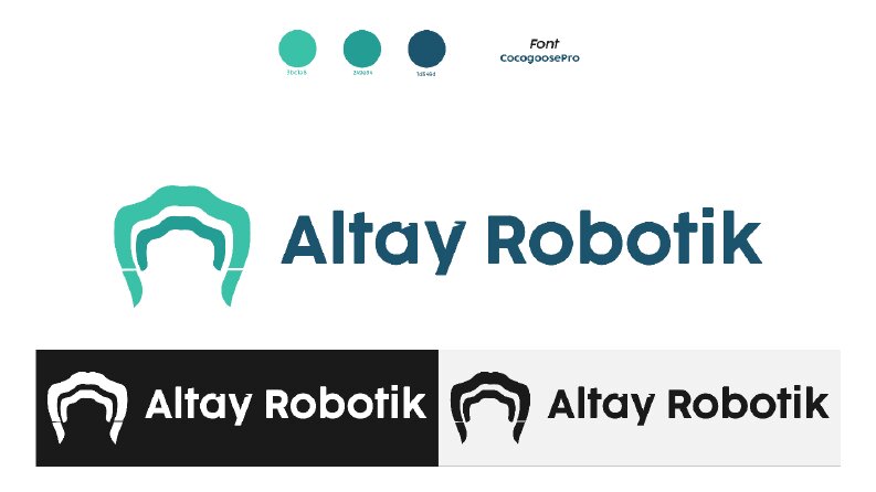 Altay robotik için yaptığım logo çalışması