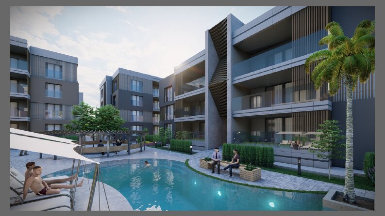 Eskişehir'de 5 Bloklu Site tasarımı