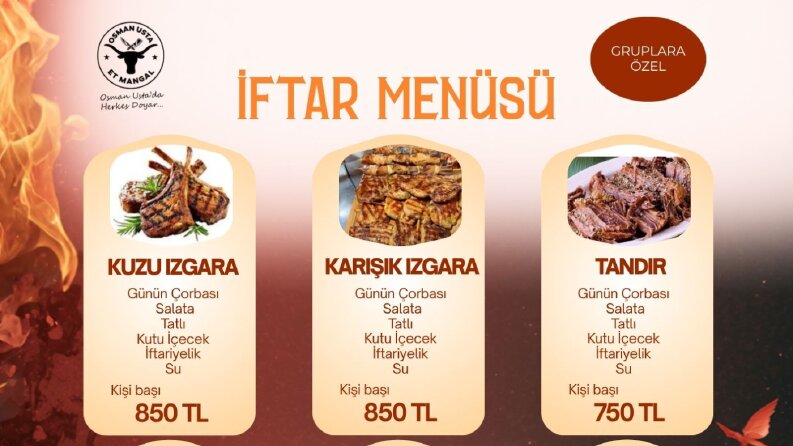 Menü Tasarımı 