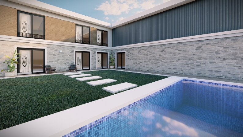 Antalya Kaş Yazlık Villa Cephe Tasarımı
