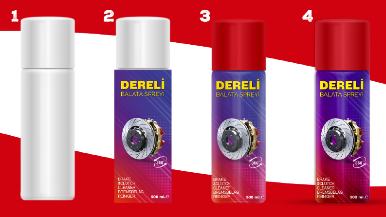 Balata Spreyi - Mockup Çalışması