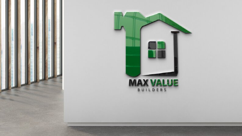 "Max Value Builders" isimli logo çalışmam