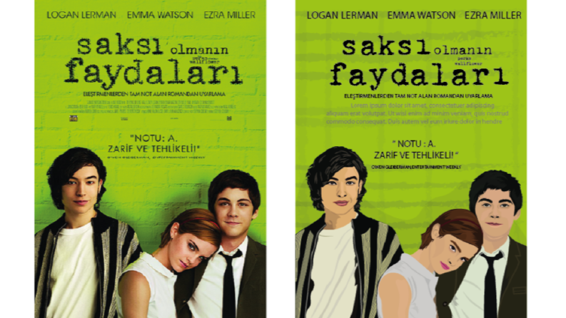Film Afişi Vektörel Çizim