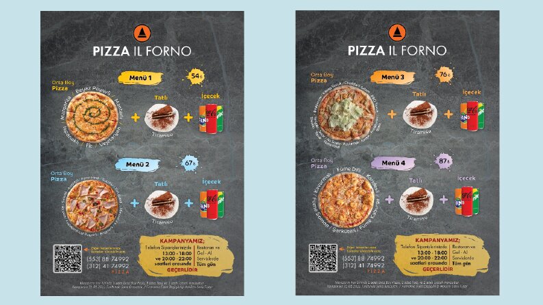 Pizza Il Forno El İlanı Tasarımı
