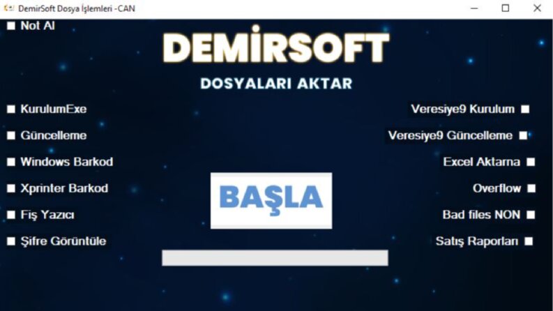 DemirSoft Dosya Aktarım Uygulaması