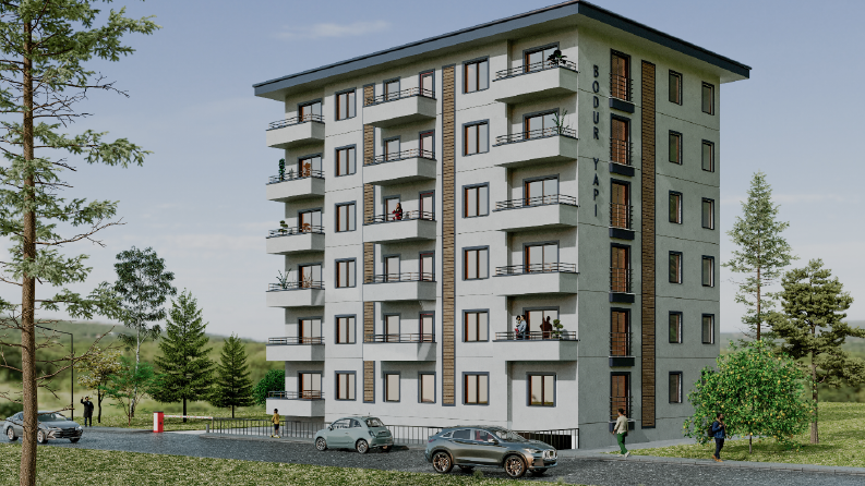 Apartman Modelleme - Render - Görselleştirme Çalışması