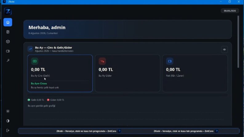 Kobiler İçin Veresiye Kasa ve Stok Kontrol