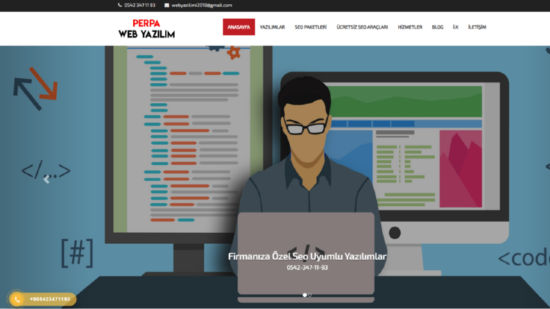 Web Yazılımı Sayfası için Seo