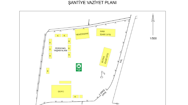 Şantiye Yerleşim Planı | Fonksiyonel ve Verimli Tasarım