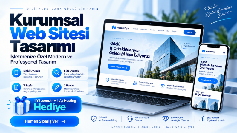 İşletmeye Özel Kurumsal Web Sitesi Tasarımı