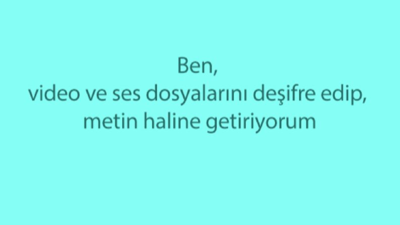İş örneğim