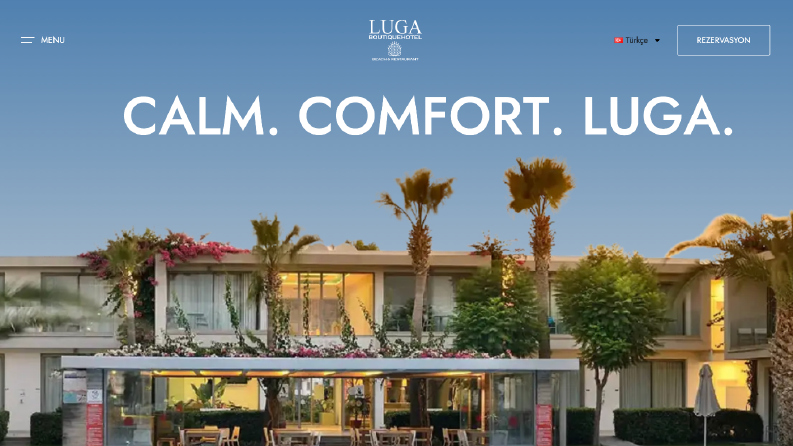 Luga Butik Hotel - Web Tasarım