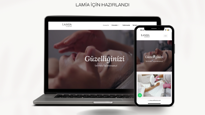 Lamia Güzellik Salonu/İnternet Sitesi