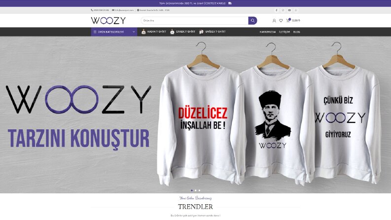 Tekstil Giyim & T-Shirt E-Ticaret Sitesi