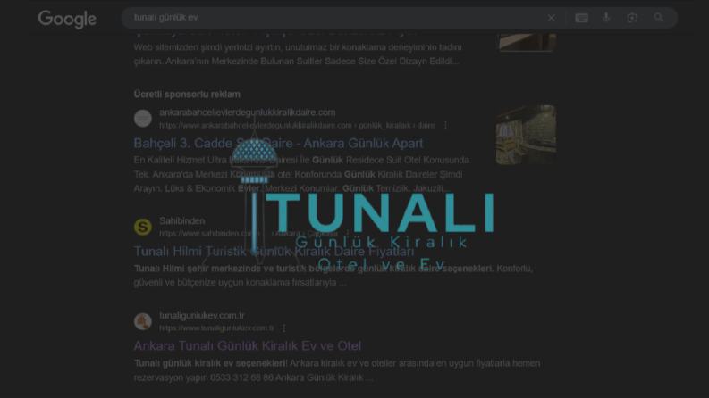 Tunalı Günlük Ev – 1. Sayfa 1. Sıra Başarısı